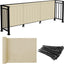 Pantalla privacidad balcón 2.5x12ft con bridas UV beige