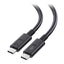 Cable USB C 10 Gbps Gen 2 1m negro 4K60Hz 100W