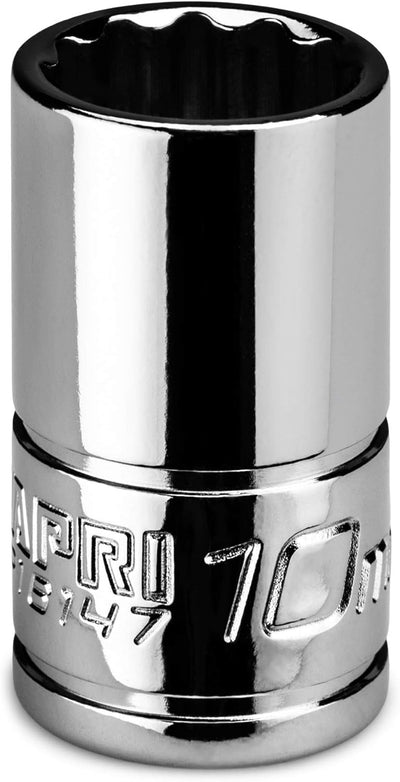 Zócalo poco profundo 0.394" 1/4" drive 12 puntos métrico