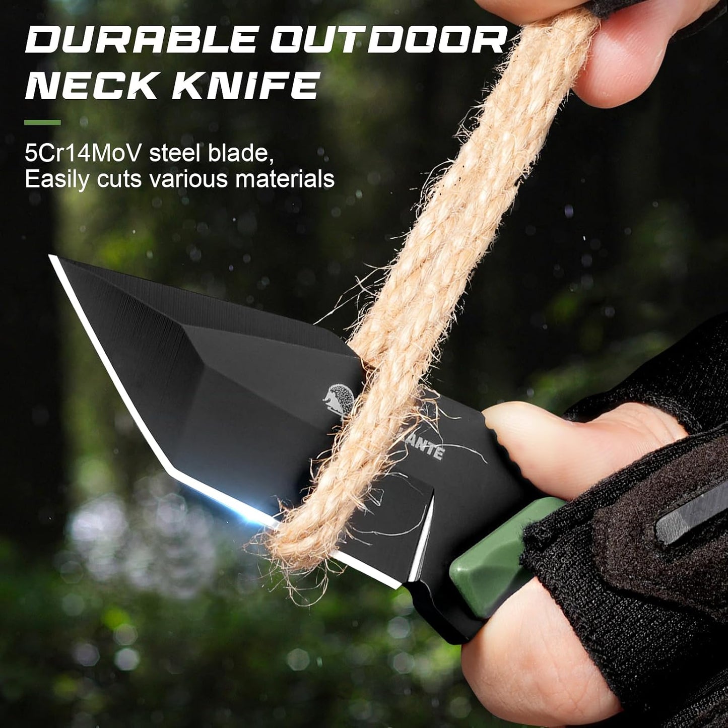 Cuchillo Tanto X-TAN-K con funda hoja 5Cr14MoV mango ABS