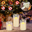 Set 9 Velas LED Acrílicas 4-9" Luz Blanca Temporizador