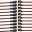 10 Conectores Eléctricos Impermeables 2 Pines 16 AWG para Auto
