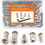 Kit 40 Pzas Casquillo M6 x 5/8 para Muebles y Sillas