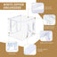 16 Bolsas Almacenamiento 12x12" Transparentes con Cremallera