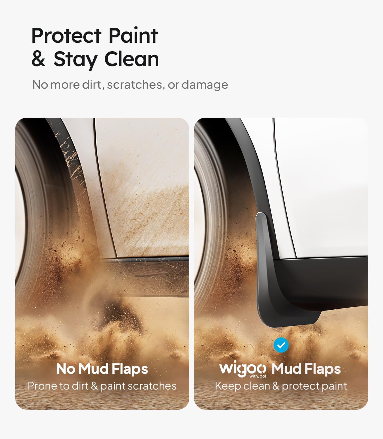 Set 4 protege pintura Tesla Y 2025-26 enebro