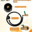 Manguera adaptadora propano 36pulg con válvula control