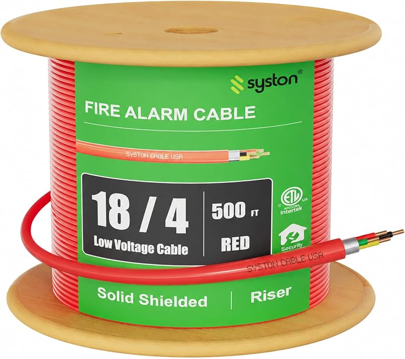 Cable alarma incendios 18 AWG 4-Conductor UL ETL