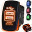 Cargador USB 12V para interruptor basculante 20A naranja