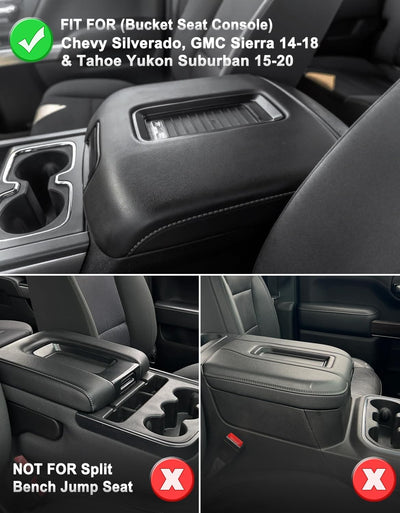 Funda reposabrazos consola Chevy Silverado GMC Sierra