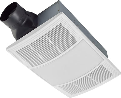 Extractor baño 110 CFM interruptor decorativo blanco