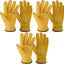 Guantes cuero jardín EN388 2143X agarre flexible transpirables