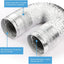 Manguera ventilación secadora aluminio 4pulg 10ft