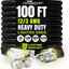 Cable extensión 100ft 3 tomas SJTW impermeable resistente