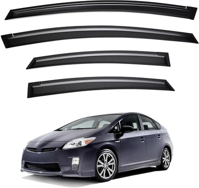 Viseras ventana Toyota Prius 4 pzas protector lluvia sol