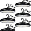 6 Luces LED Alta Bahía UFO IP65 100-277V