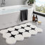 Alfombras baño antideslizantes 24x43pulg estrella