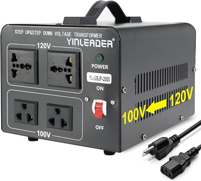 Transformador 2000w 120v a 100v para dispositivos japoneses