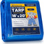 Lona Polietileno 16x20ft 5 MIL Impermeable Bordes Reforzados
