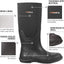 Botas lluvia hombre neopreno para pesca caza