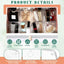 Set 24 organiz. cajones transparentes 3x3x2"
