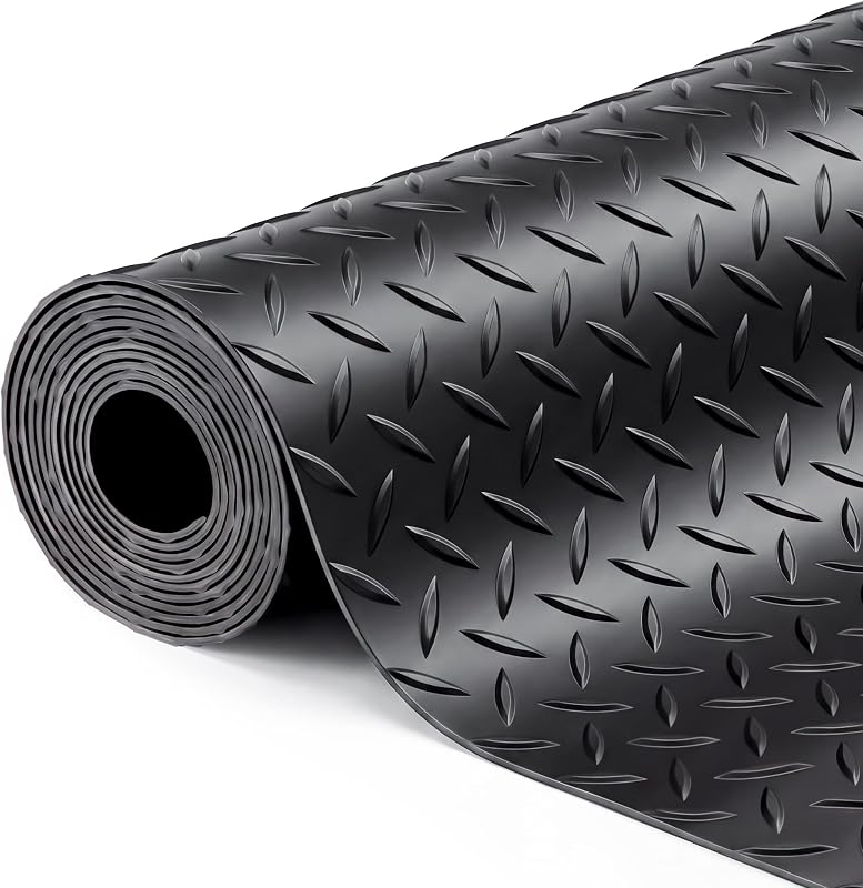 Estera Garaje 6x15ft 2.8mm Negro Resistente Agua