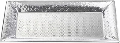 Bandeja acero inox con patrón panal 12.75x10.5