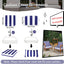 4 Pzas Cubiertas Almohadas Exterior 26x18" Set 6 Asientos