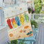 Bandera verano 28x40" arpillera doble cara