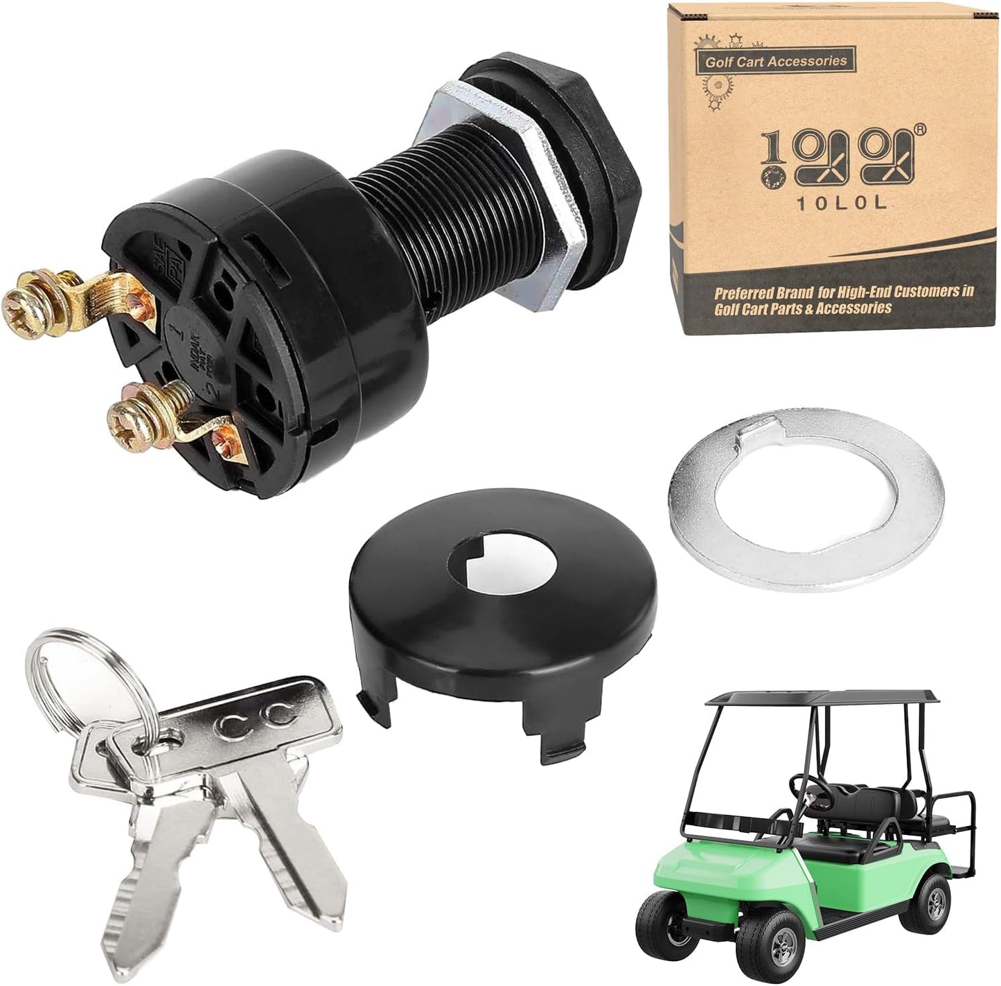 Interruptor arranque llave encendido Club Car DS 36V/48V