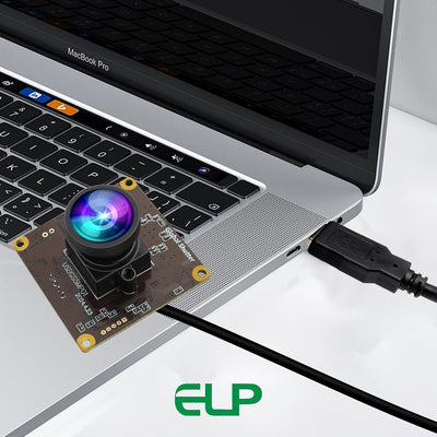 Cámara USB 5MP 60fps para PC grabador láser gran angular