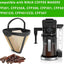 Filtro de café permanente para cerveceros Ninja reutilizable #4 compatible con cafeteras