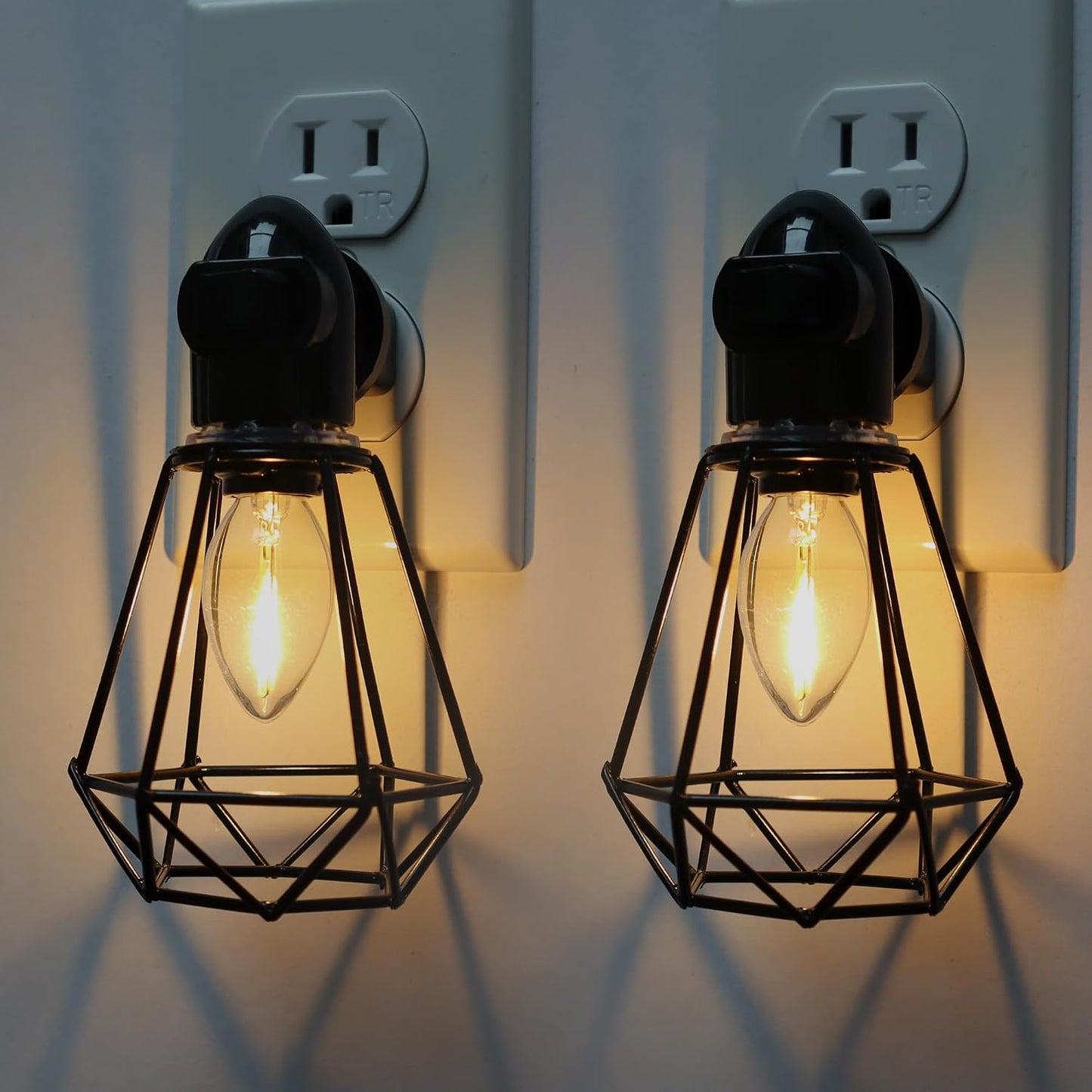 Luz Nocturna Industrial con Interruptor Set 2 Led