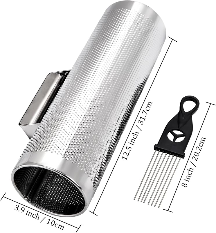 Guiro acero inox 12x4pulg raspador percusión