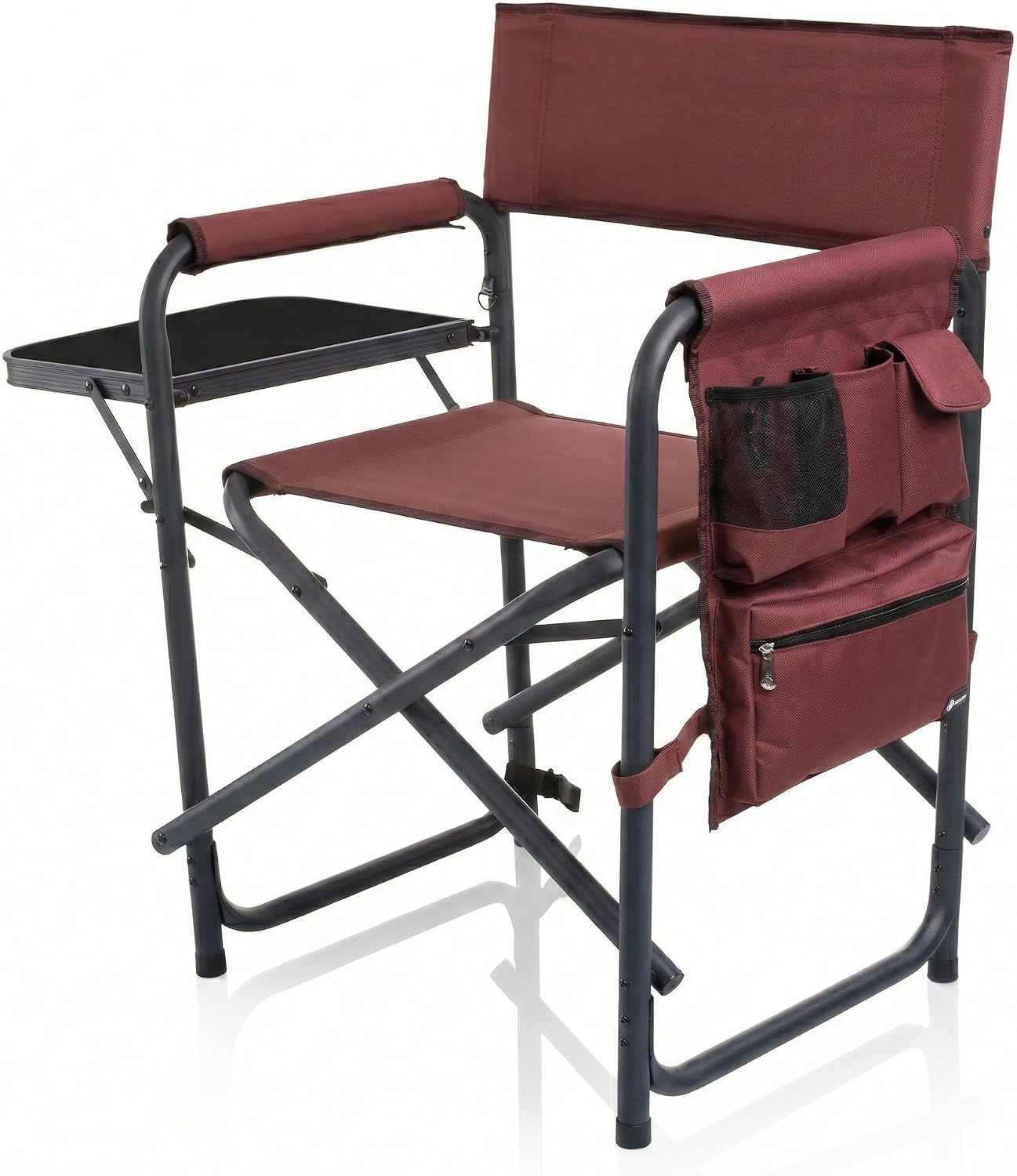 Silla deportiva con mesa plegable para exteriores adultos