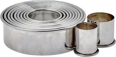 Set cortadores galletas acero inox 1-3pulg