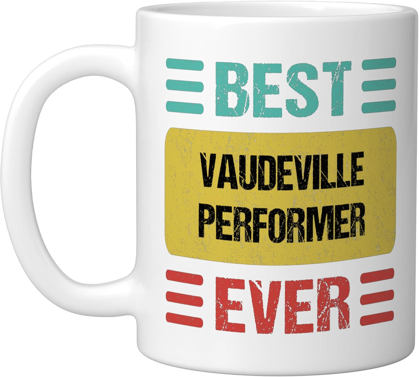 Taza Cerámica Vaudeville Performer Blanca