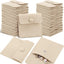 Bolsa microfibra para joyería 8x8cm con divisor y botón