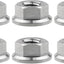 Set 6 Tuercas Hexagonales Titanio M5-M16 Paso M6 0.039pulg