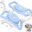 2 Fundas AirTag impermeable silicona para collar perro azul claro