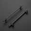 25 Tiradores Gabinete 10.5" Negro Mate Acero Inox