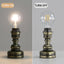 Lámpara mesa estilo steampunk E26 Edison bronce