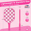 Set palas pickleball rosa 2/4 con pelotas fibra vidrio USAPA