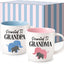 Tazas café cerámica 13oz regalo abuelos bebé Navidad