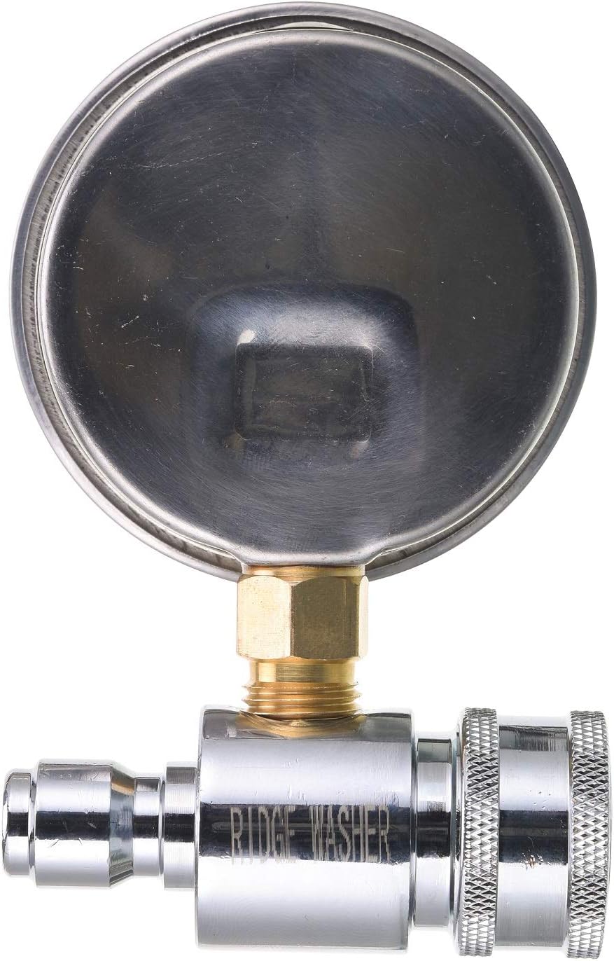 Medidor presión 6000 PSI con enchufe 3/8pulg