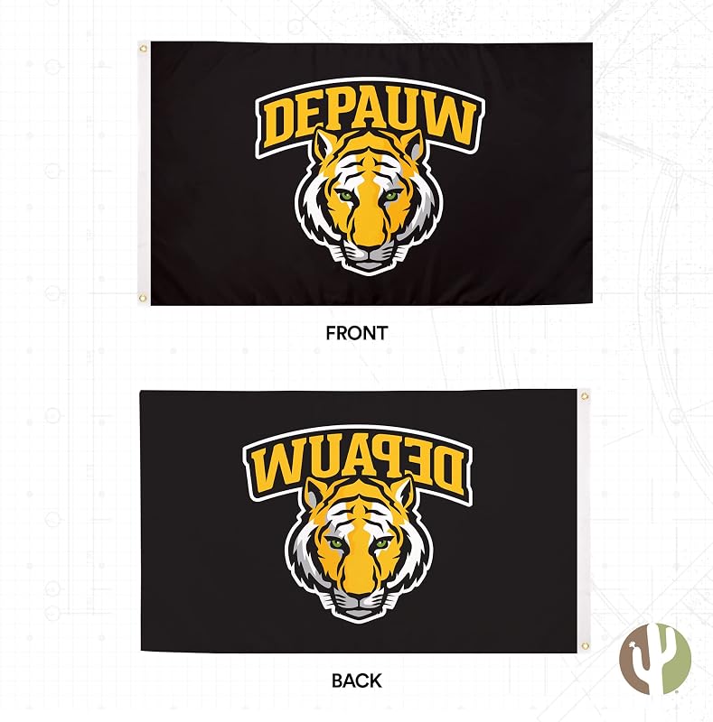 Bandera Tigres 3x5ft tela poliéster duradera