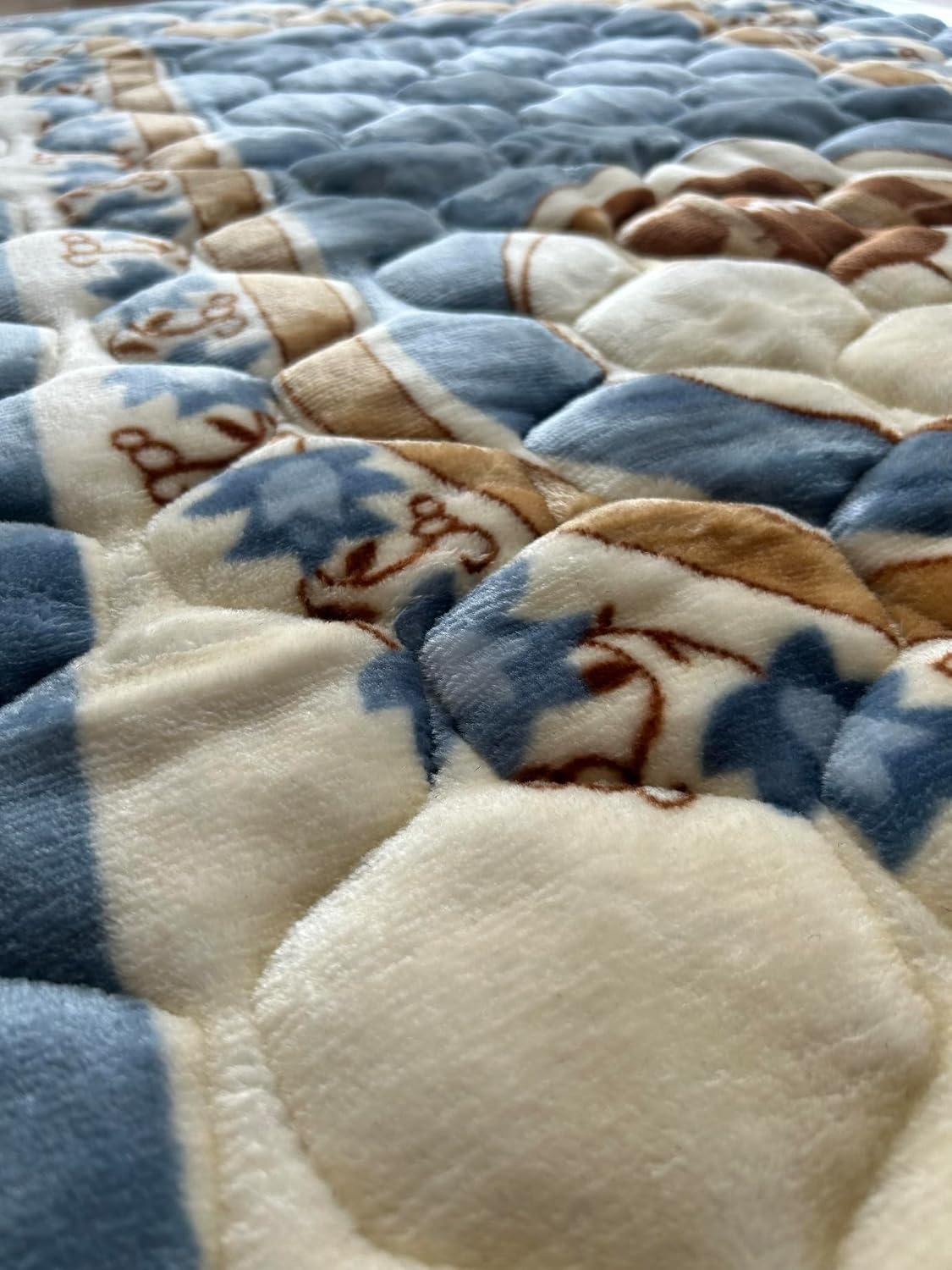 Alfombra oración islámica suave azul para viajes Eid