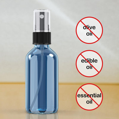 Botellas spray vidrio ámbar con embudo cuentagotas