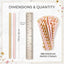 Pajitas papel biodegradables