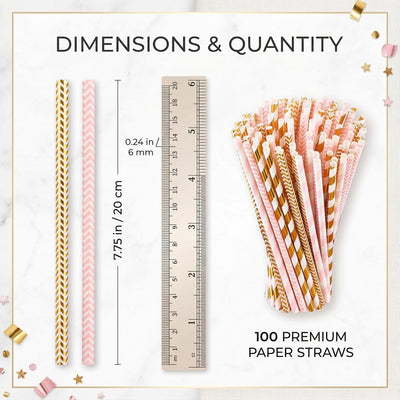 Pajitas papel biodegradables