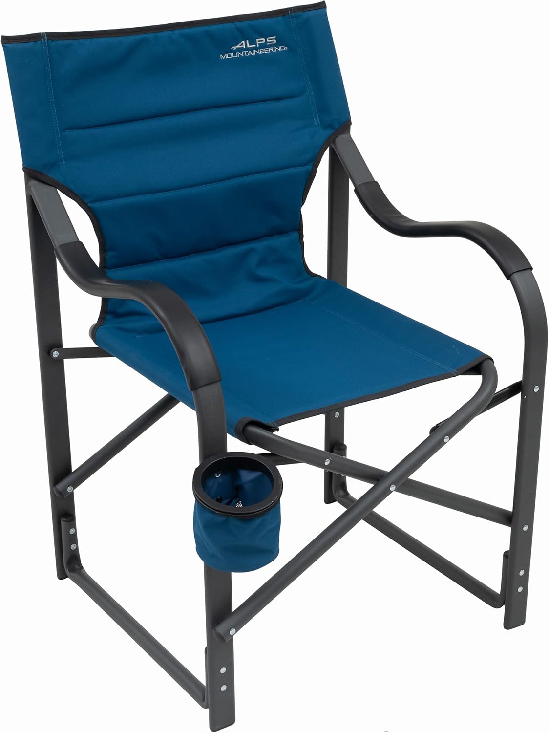 Silla campamento tela poliéster acolchada respaldo alto